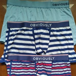OBVIOUSLY underwear undies boxers boxer briefs  x3